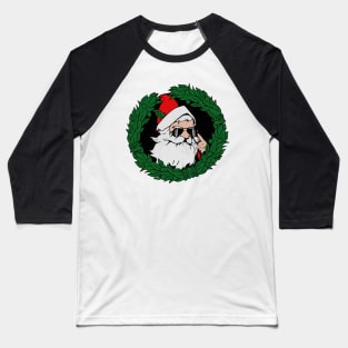 Cool Santa Claus Baseball T-Shirt